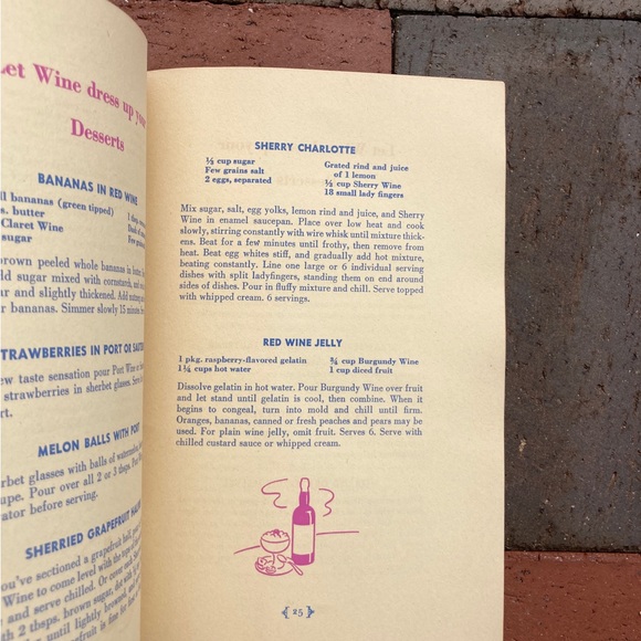 Vintage Wine Cookbook Grapes MidCentury Cover Wine Advisory Board California - Picture 5 of 10